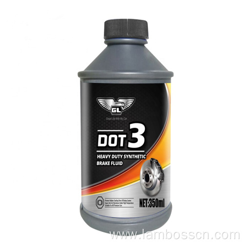 Mineral oil dot 3 dot 4 brake fluid